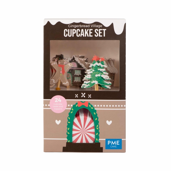 Cupcake Set - Lebkuchen Weihnachten